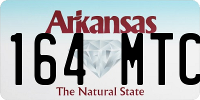 AR license plate 164MTC