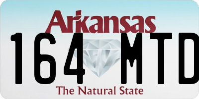 AR license plate 164MTD