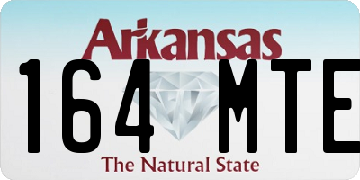 AR license plate 164MTE