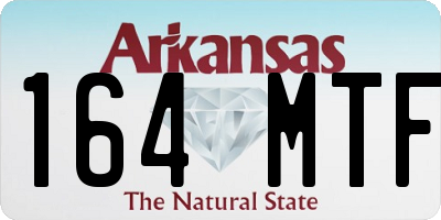 AR license plate 164MTF