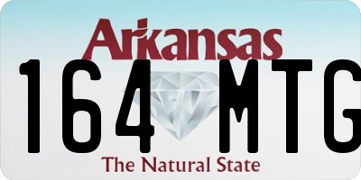 AR license plate 164MTG