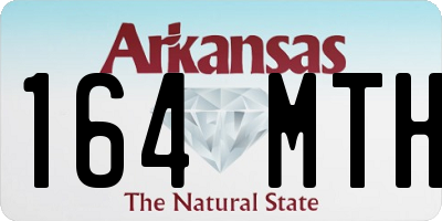 AR license plate 164MTH