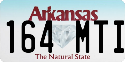 AR license plate 164MTI