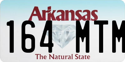 AR license plate 164MTM
