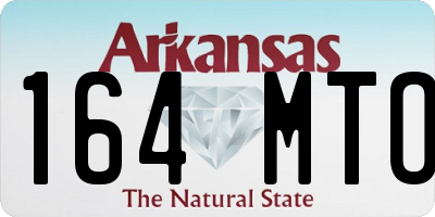 AR license plate 164MTO