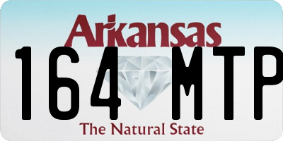AR license plate 164MTP