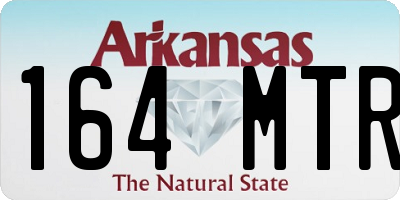 AR license plate 164MTR