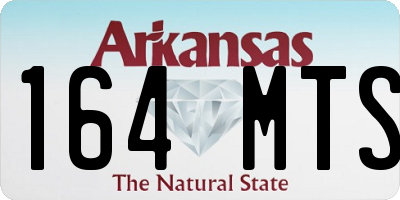 AR license plate 164MTS