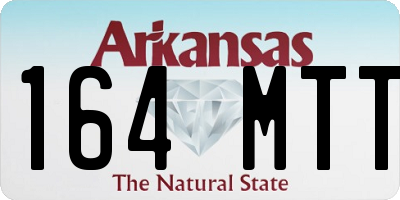 AR license plate 164MTT