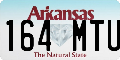 AR license plate 164MTU