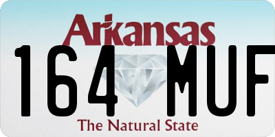 AR license plate 164MUF
