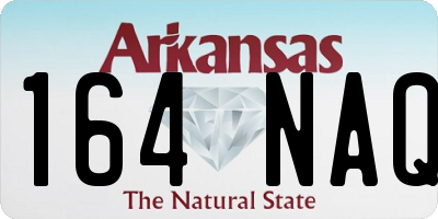 AR license plate 164NAQ