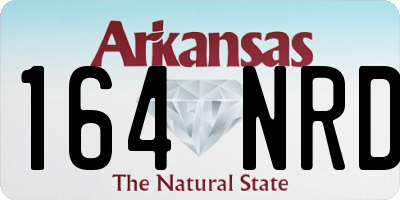 AR license plate 164NRD