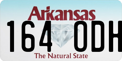 AR license plate 164ODH
