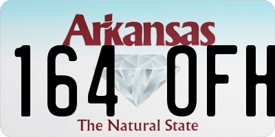 AR license plate 164OFH
