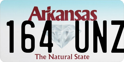 AR license plate 164UNZ