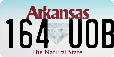 AR license plate 164UOB