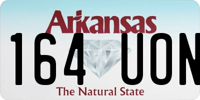 AR license plate 164UON