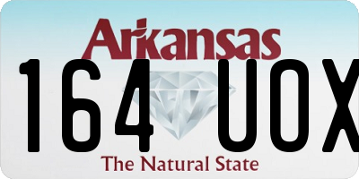 AR license plate 164UOX