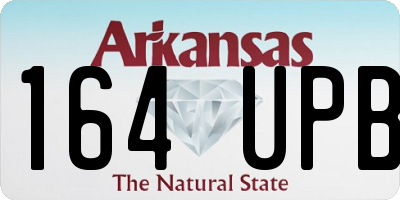AR license plate 164UPB