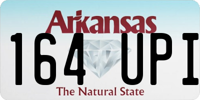 AR license plate 164UPI