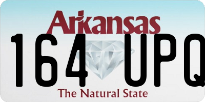 AR license plate 164UPQ