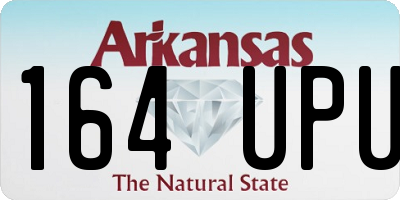 AR license plate 164UPU