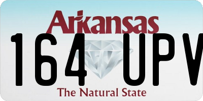 AR license plate 164UPV