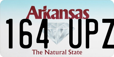 AR license plate 164UPZ
