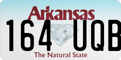 AR license plate 164UQB