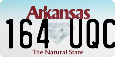 AR license plate 164UQC