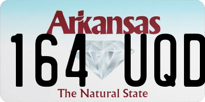 AR license plate 164UQD