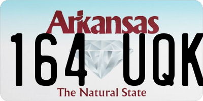 AR license plate 164UQK