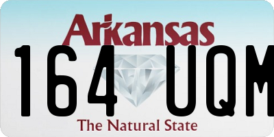 AR license plate 164UQM