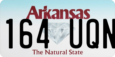 AR license plate 164UQN