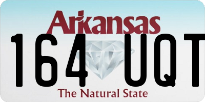 AR license plate 164UQT