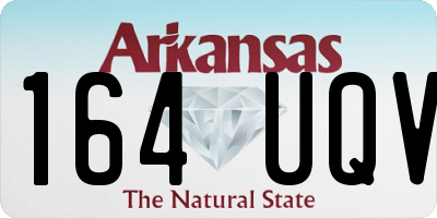 AR license plate 164UQV