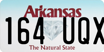 AR license plate 164UQX