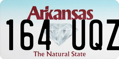 AR license plate 164UQZ