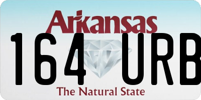 AR license plate 164URB