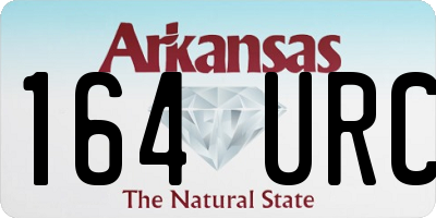 AR license plate 164URC