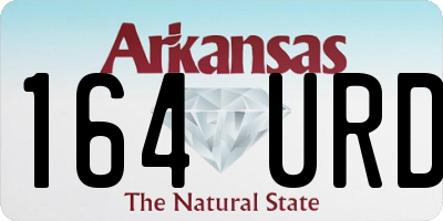 AR license plate 164URD