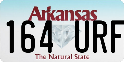 AR license plate 164URF