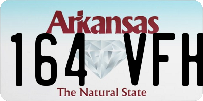 AR license plate 164VFH