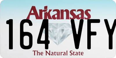 AR license plate 164VFY
