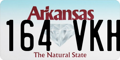 AR license plate 164VKH