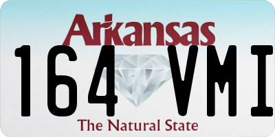 AR license plate 164VMI
