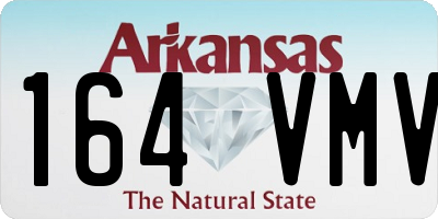 AR license plate 164VMV