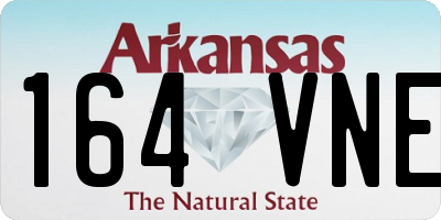 AR license plate 164VNE