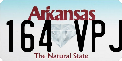 AR license plate 164VPJ
